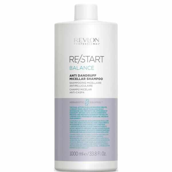 Sampon Micelar Impotriva Matretii - Revlon Professional Re/Start Balance Anti Dandruff Micellar Shampoo, 1000 ml